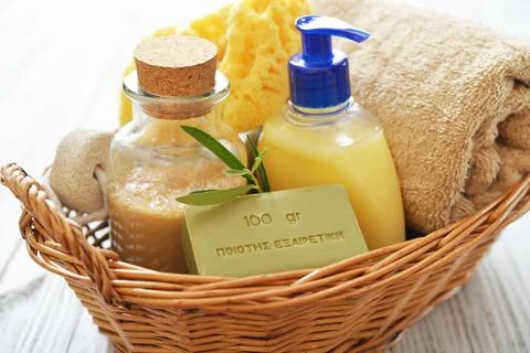 Bath accessories Stock Photos