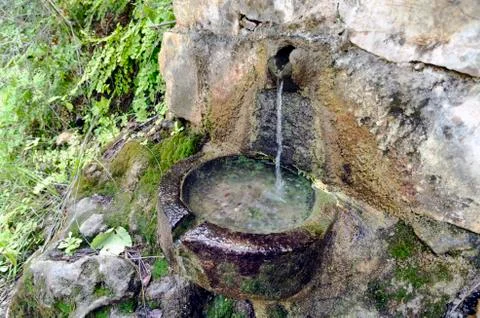 Bath of Aphrodite on Cyprus Foto stock