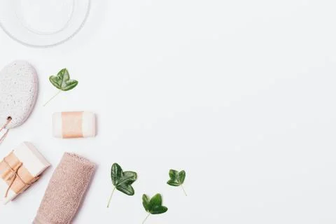 Bath background of soap 库存照片