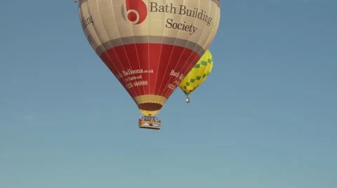 Bath balloon ascending Vídeo Stock 54055492