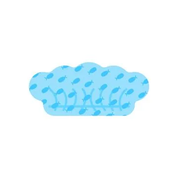 Bath cap isolated. Shower cap. Vector illustration Stock Illustration