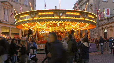 Bath Carousel Vídeo Stock 44481851