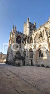 Bath catheadral england Stock Photos