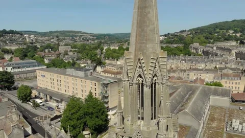 Bath city center skyline Vidéo 135978036