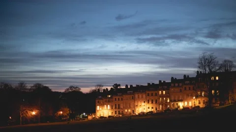 Bath City Timelapse - 4K Stock Video Stock Footage 186985997