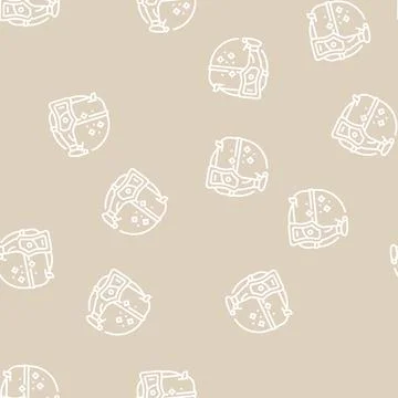 Bath cleaner detergent line seamless pattern Stock Illustration