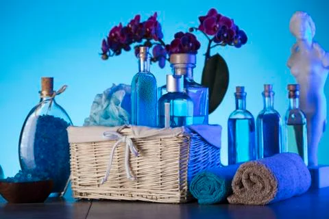 Bath cosmetics. Stock Photos