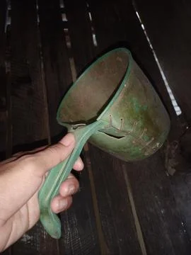 Bath dipper 스톡 사진