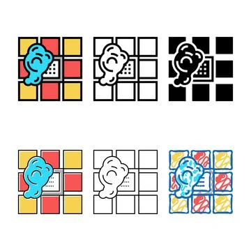 Bath drainage pack color icon vector Stock Illustration