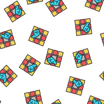 Bath drainage vector seamless pattern Illustrazione stock