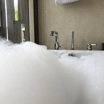 Bath Foam Water Bubble Stock Photos
