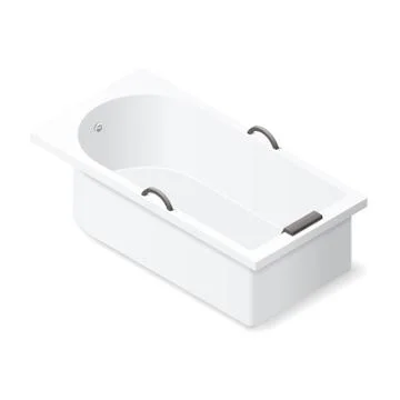 Bath isometric icon Stock Illustration