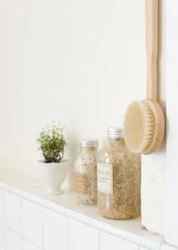 Bath items Stock Photos