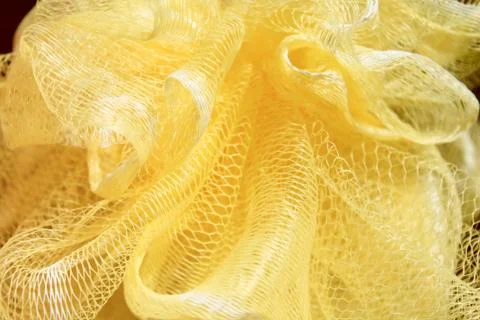 Bath loofah abstract background Stock Photos