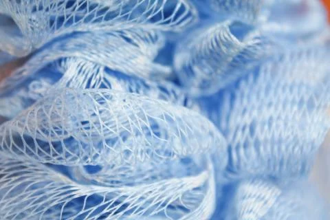 Bath loofah abstract background Stock Photos