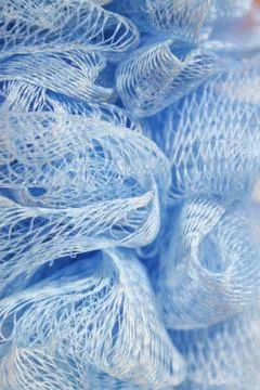 Bath loofah abstract background Stock Photos
