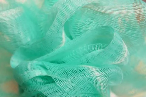Bath loofah abstract background Stock Photos