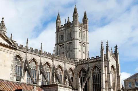 Bath minster, england Stock Photos