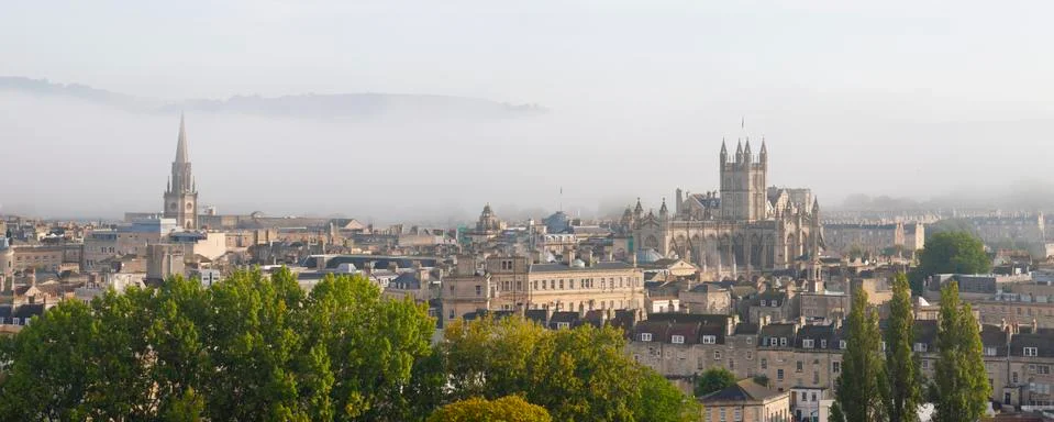 Bath in the mist Stock Photos