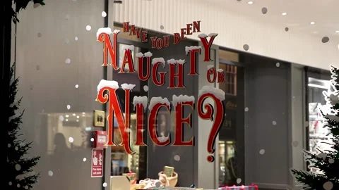 Bath, naughty or nice, shop window, somerset 스톡 동영상 137678682