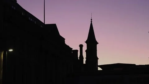 Bath, night time, sky shot, somerset 스톡 동영상 137679007