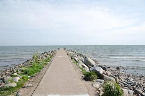 Bath pier Stock Photos