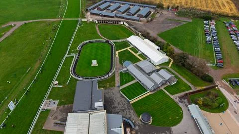 The Bath Racecourse at Lansdown, Bath UK. Foto stock