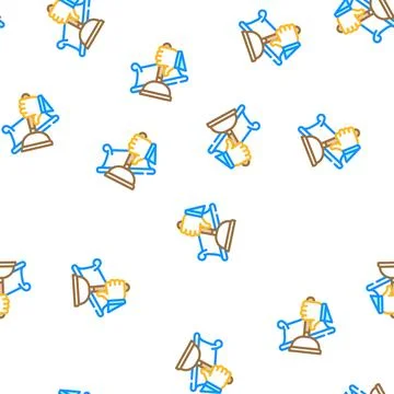 Bath repairs vector seamless pattern Illustrazione stock