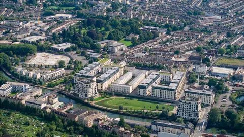 Bath Riverside Development. Stock Photos