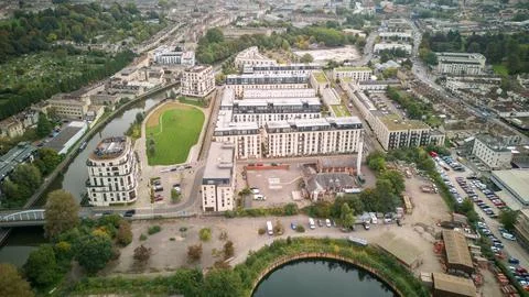 Bath Riverside Development Stock Photos