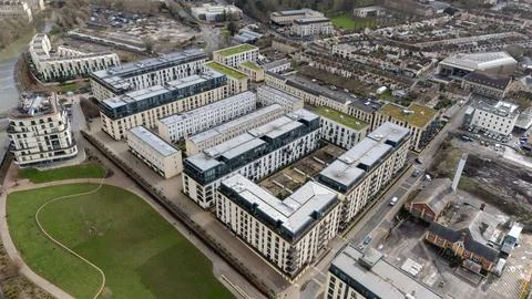 The Bath Riverside Development. Stock Photos