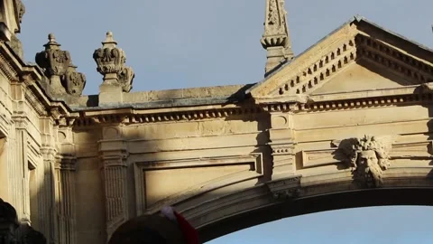 Bath, roman arch pull back 스톡 동영상 137473102