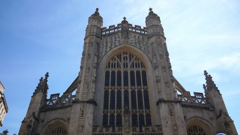 Bath Roman Baths Continuous sequence pt1 of 2 Stock Footage 240367232