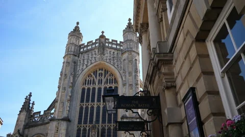 Bath Roman Baths pt3 of 13 Stock Footage 240363358
