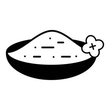 Bath Salt Dualtone Icon Stock Illustration