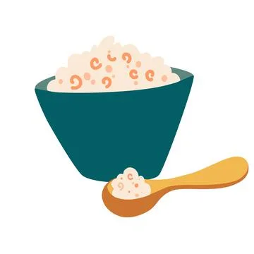 Bath salt. Spa salt in plate with wooden spoon. Spa and wellness icon.  Natur Stock Illustration