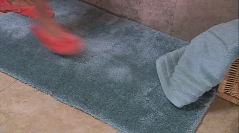 Bath Slippers Stock Footage 2876284