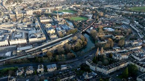 The Bath Spa Railway Stock Photos
