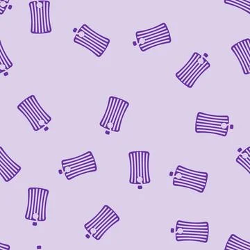 Bath sponge hygiene glyph vector seamless pattern Stock Illustration
