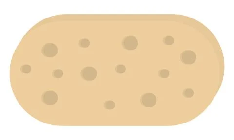 Bath sponge icon Illustrazione stock