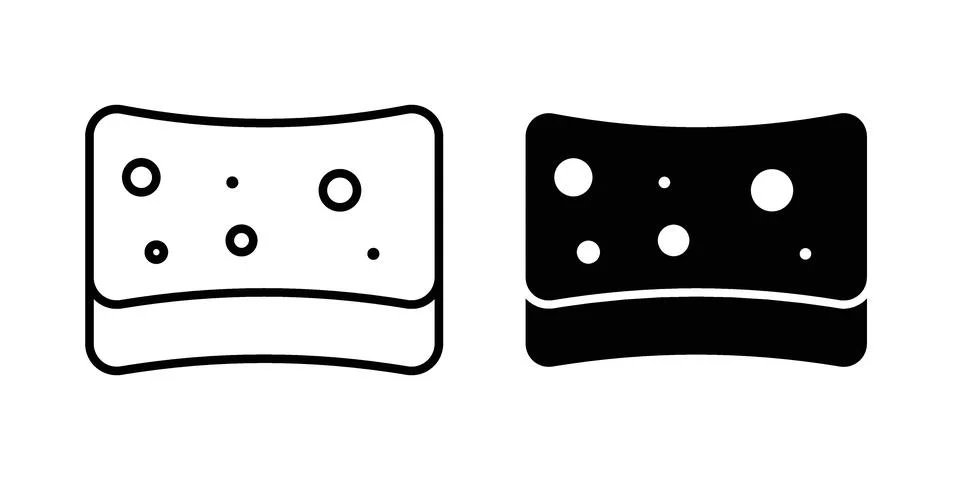 Bath sponge icon vector design. EPS10 Stock Illustration