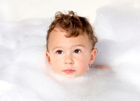 Bath time Foto stock
