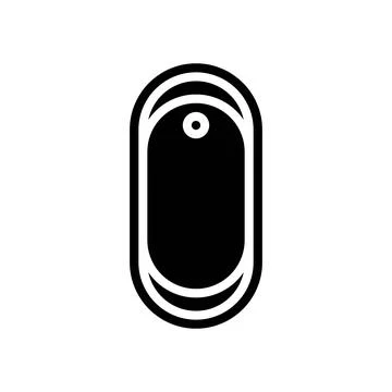 Bath top view glyph icon vector illustration Illustrazione stock