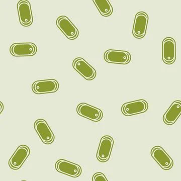 Bath top view glyph seamless pattern Stock Illustration