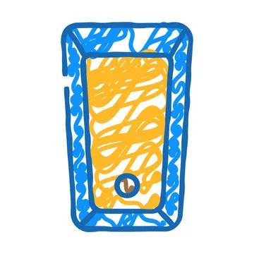 Bath top view icon doodle illustration Illustrazione stock