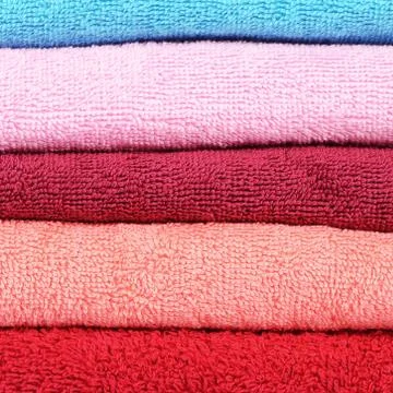 The bath towel as a background Foto stock