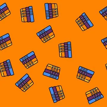 Bath towel hygiene vector seamless pattern Stock Illustration