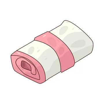 Bath Towel illustration Stock Illustration