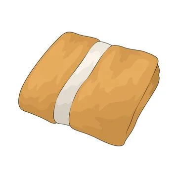 Bath Towel illustration Stock Illustration