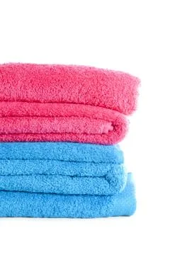 Bath towels Foto stock